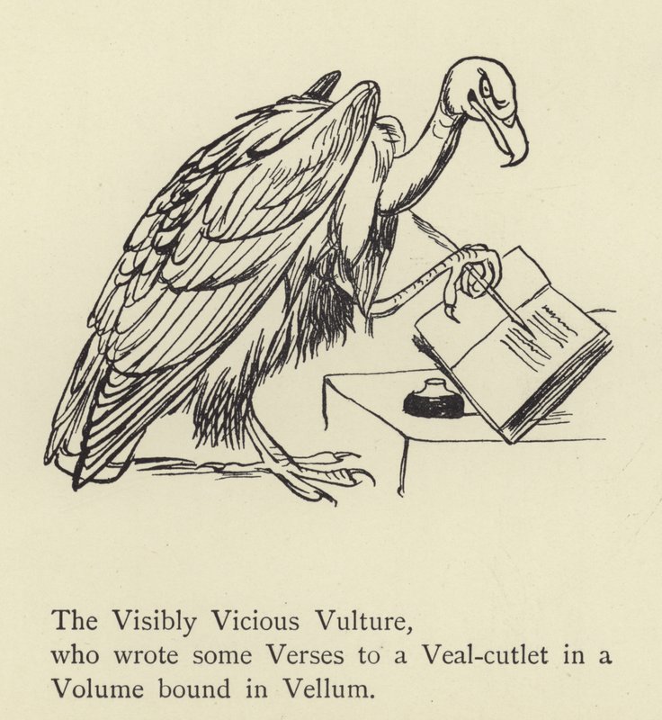 Le Vautour visiblement vicieux - Edward Lear