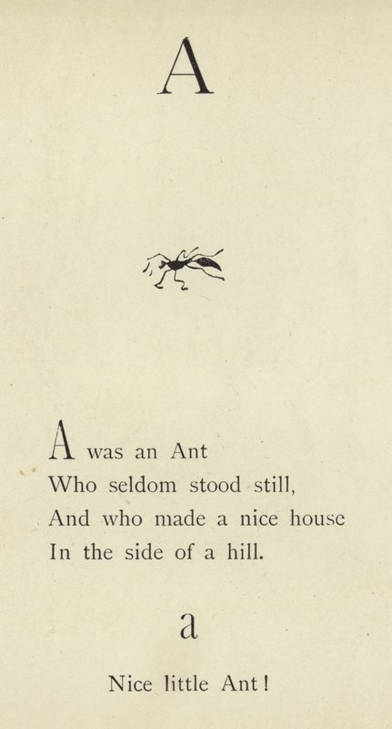 La lettre A - Edward Lear