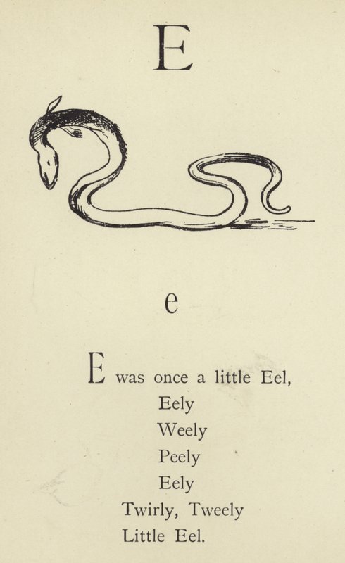 La lettre E - Edward Lear