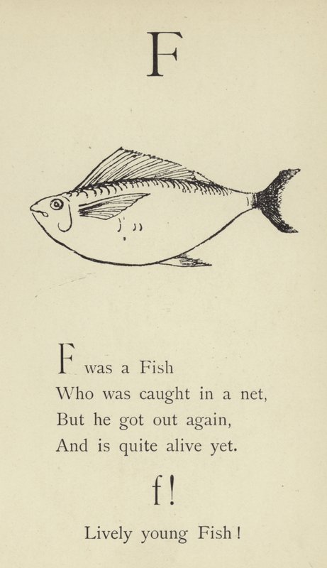 La lettre F - Edward Lear