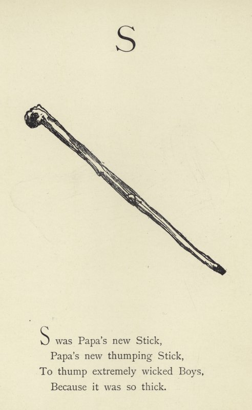 La lettre S - Edward Lear