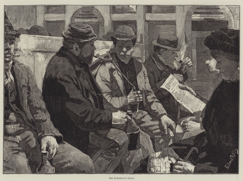 Le train des ouvriers - Edward R. King