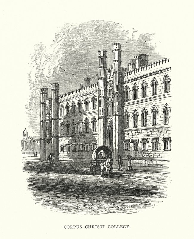 Corpus Christi College (gravure) - Edward (after) Whymper