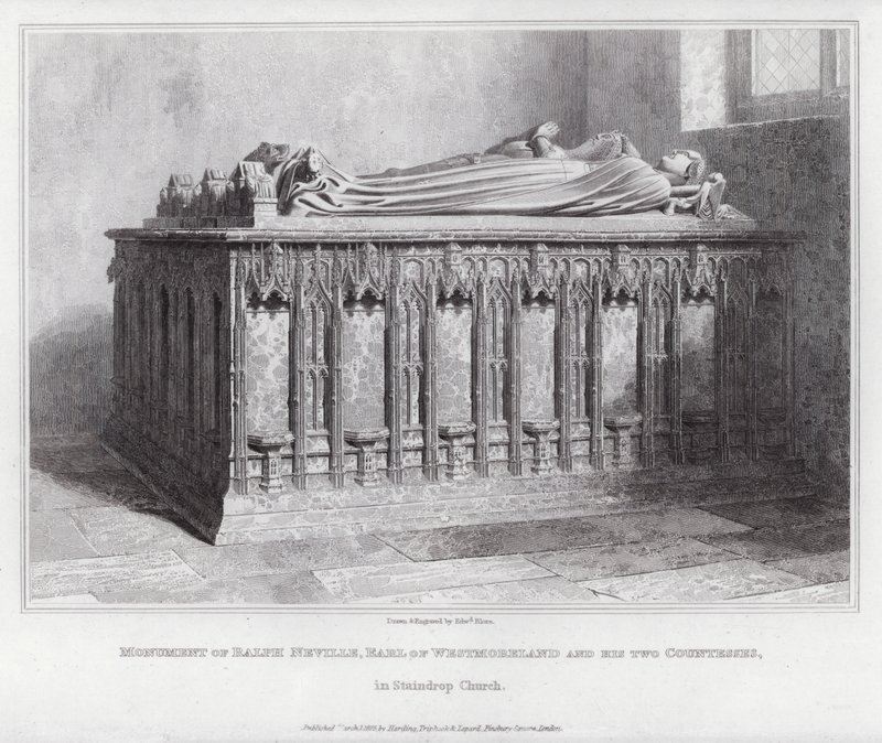Monument de Ralph Neville, comte de Westmoreland et ses deux comtesses, dans l