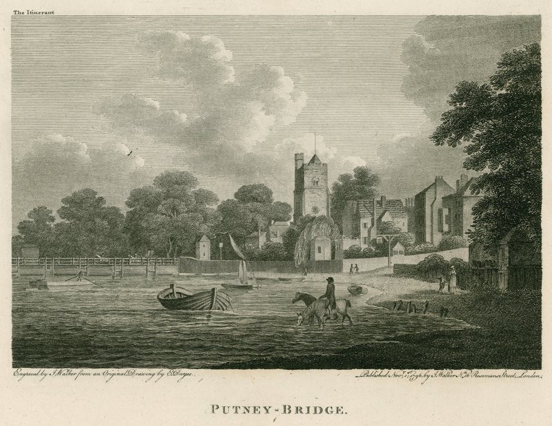 Pont de Putney, Londres - Edward Dayes
