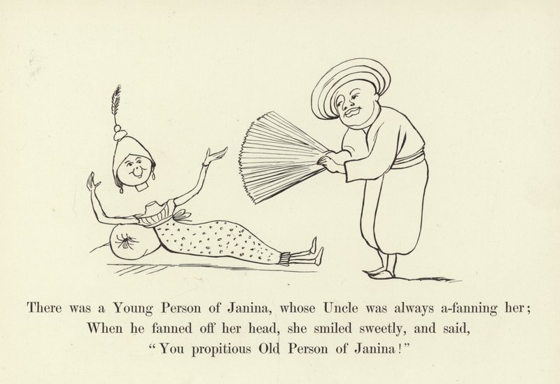 Il y avait une jeune personne de Janina, dont l
