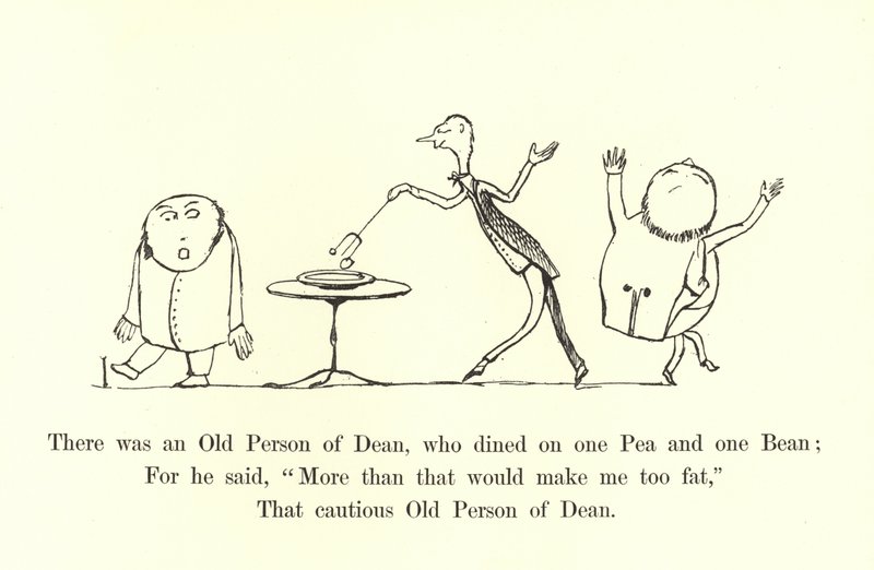 Il y avait une vieille personne de Dean, qui dînait d