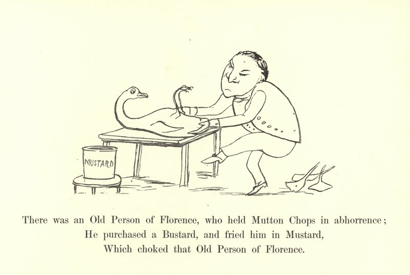 Il y avait un vieux de Florence, qui détestait les côtelettes de mouton - Edward Lear