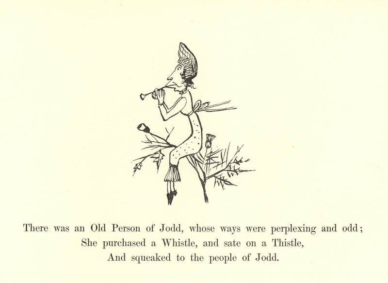 Il y avait une vieille personne de Jodd, dont les manières étaient perplexes et étranges - Edward Lear