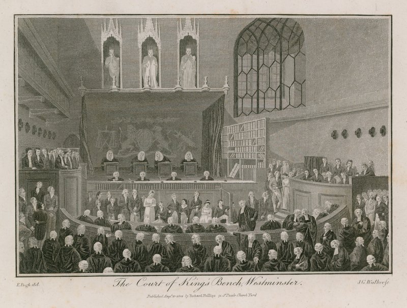 La Cour du Banc du Roi - Edward Pugh