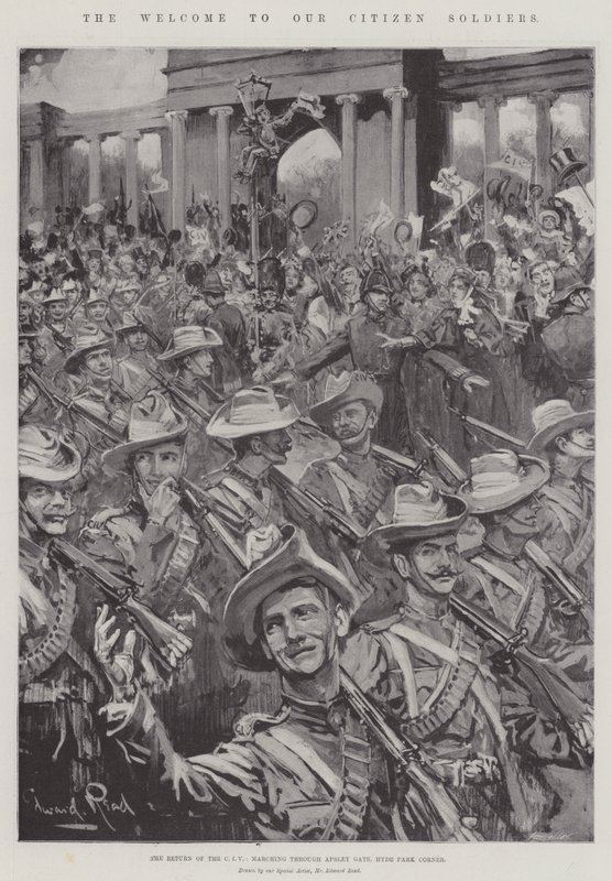 Bienvenue à nos soldats citoyens - Edward Read