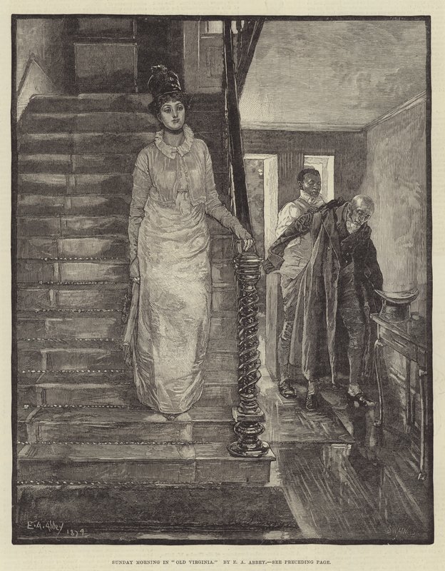 Dimanche matin en vieille Virginie - Edwin Austin Abbey