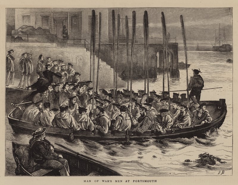 Les hommes de guerre à Portsmouth - Edwin Buckman
