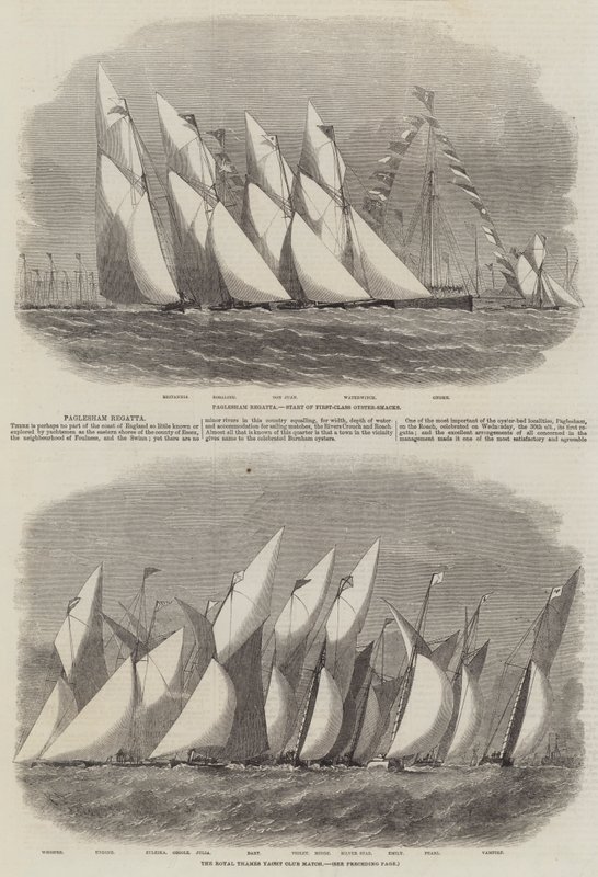 Régate de Paglesham - Edwin Weedon