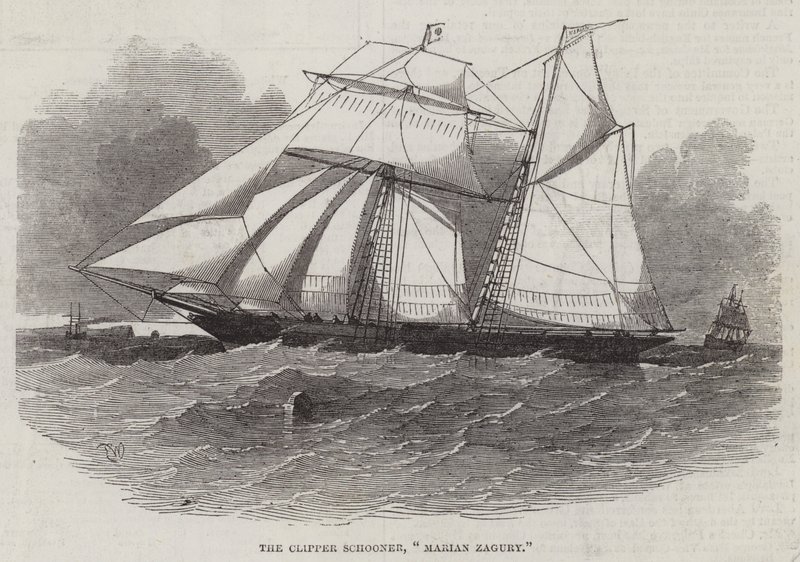 Le Clipper Schooner, Marin Zagury - Edwin Weedon