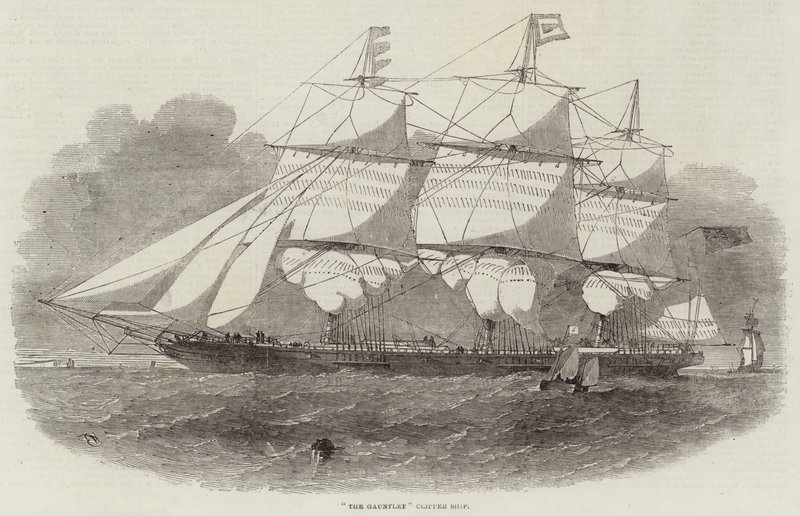 Le clipper Gauntlet - Edwin Weedon