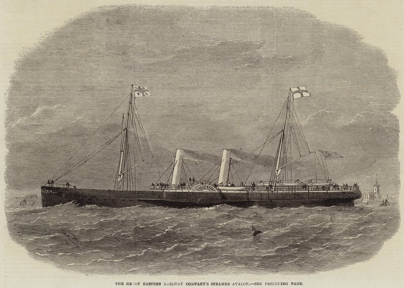 Le vapeur Avalon de la Great Eastern Railway Company - Edwin Weedon