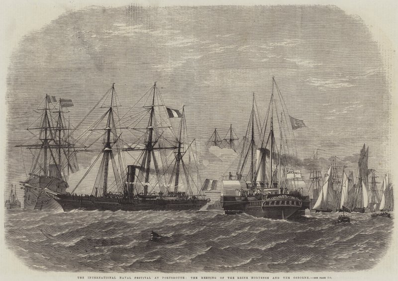 Le festival naval international à Portsmouth, la rencontre de la Reine Hortense et de l