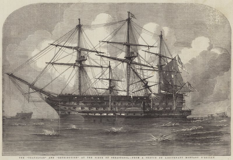 Le Trafalgar et la Rétribution au siège de Sébastopol - Edwin Weedon