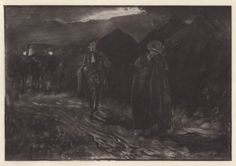 Illustration pour She Stoops to Conquer par Oliver Goldsmith - Edwin Austin (after) Abbey