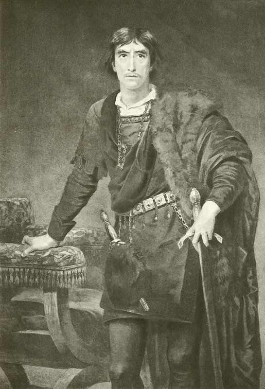 M. Henry Irving en Hamlet - Edwin Longsden Long