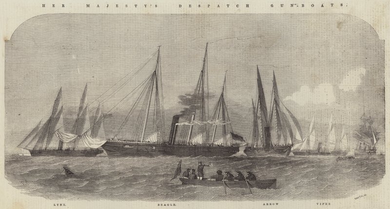 Les Canonnières de Sa Majesté, Lynx, Beagle, Arrow et Viper - Edwin Weedon