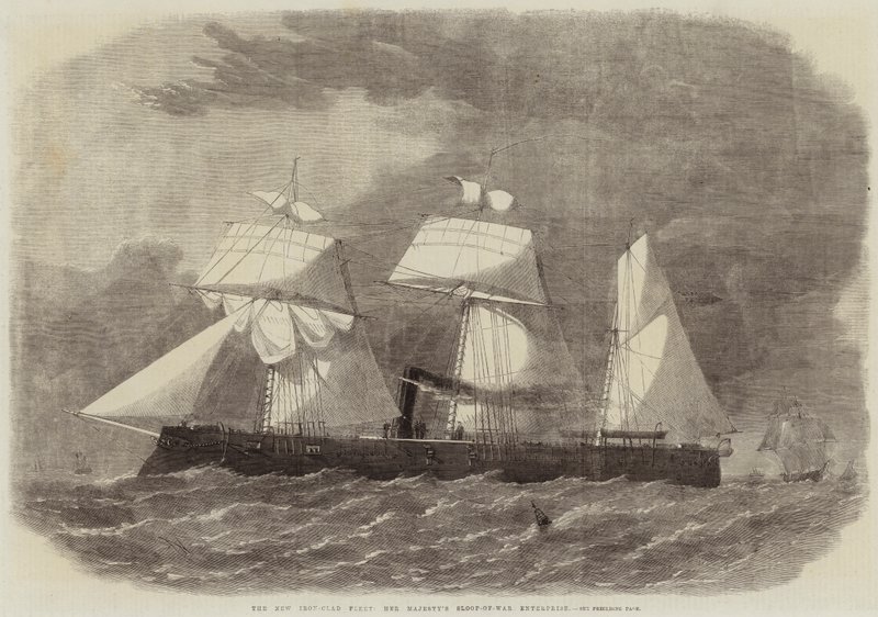 La nouvelle flotte blindée, le sloop de guerre de Sa Majesté Enterprise - Edwin Weedon