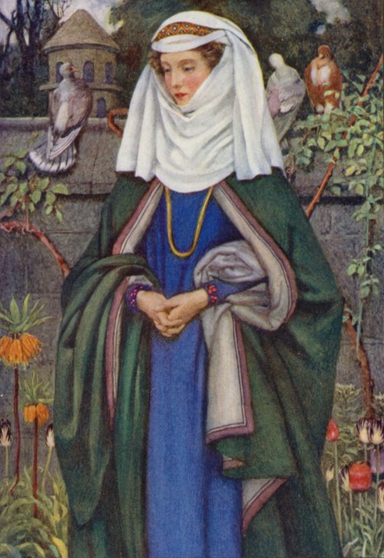 Illustration pour Idylls Of The King par Alfred Lord Tennyson - Eleanor Fortescue Brickdale
