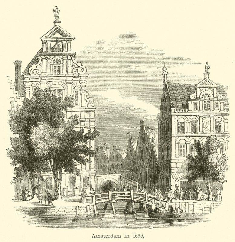 Amsterdam en 1639 - English School