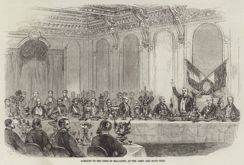 Banquet au duc de Malakoff, au club de l