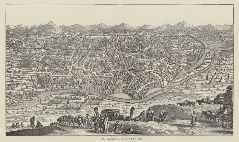 Le Caire, vers 1670 - English School