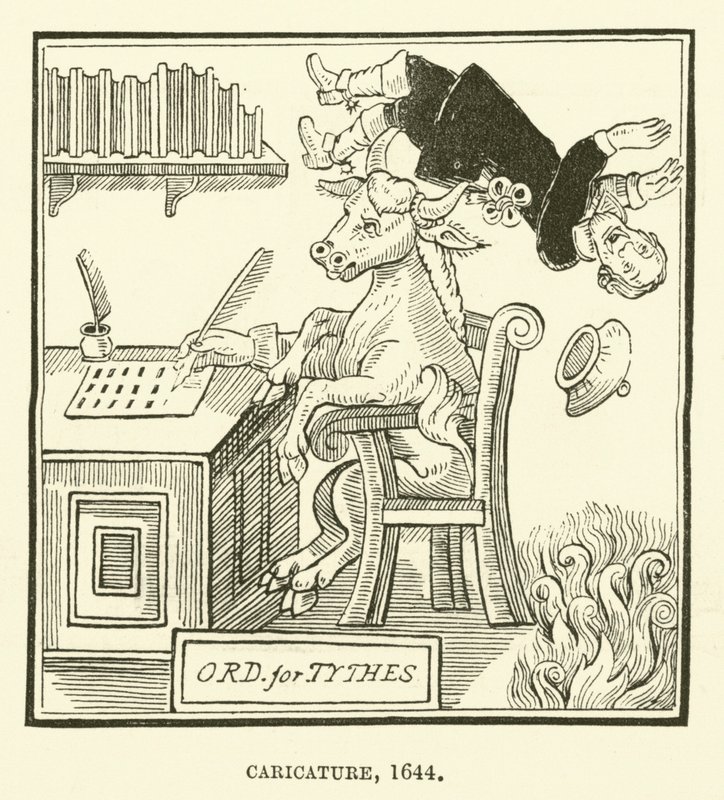 Caricature, 1644 - English School