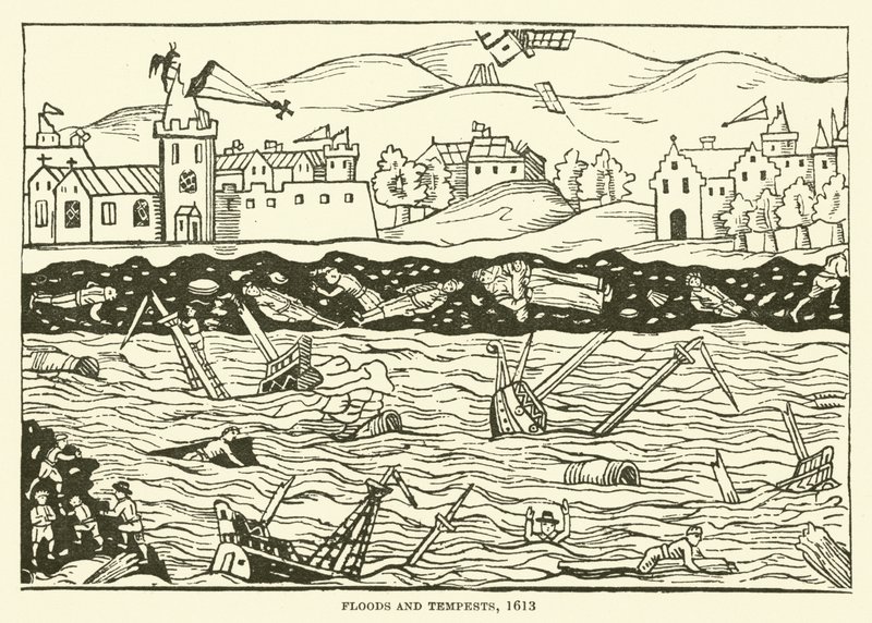 Inondations et tempêtes, 1613 - English School