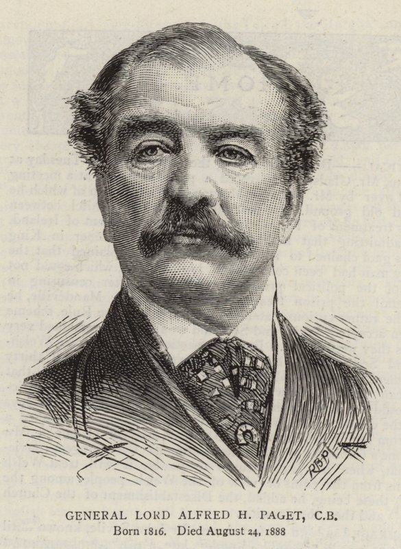 Général Lord Alfred H Paget; CB - English School