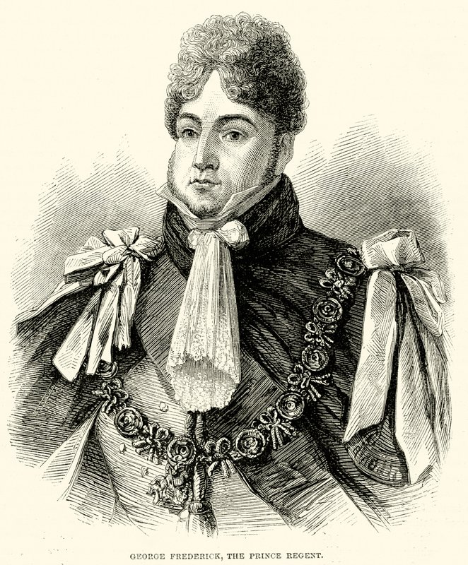 George Frederick, le prince régent - English School