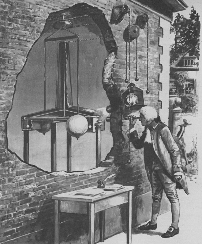 Comment Henry Cavendish a pesé la Terre en 1798 - English School