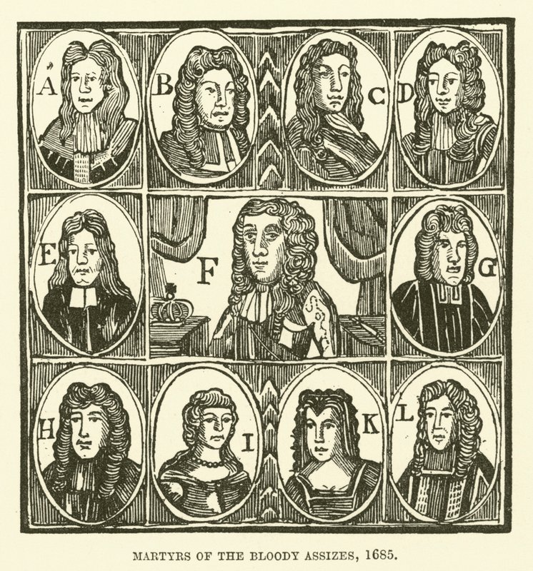 Martyrs des Bloody Assizes, 1685 - English School