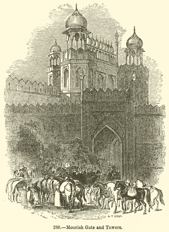 Porte et tours mauresques - English School