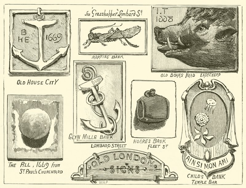 Anciennes enseignes de Londres - English School
