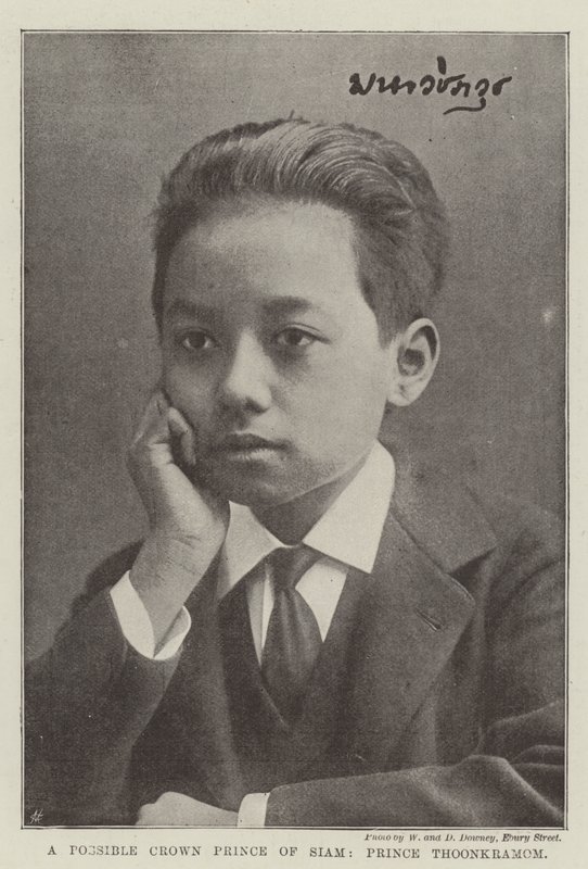 Un possible prince héritier de Siam, le prince Thoonkramom - English Photographer