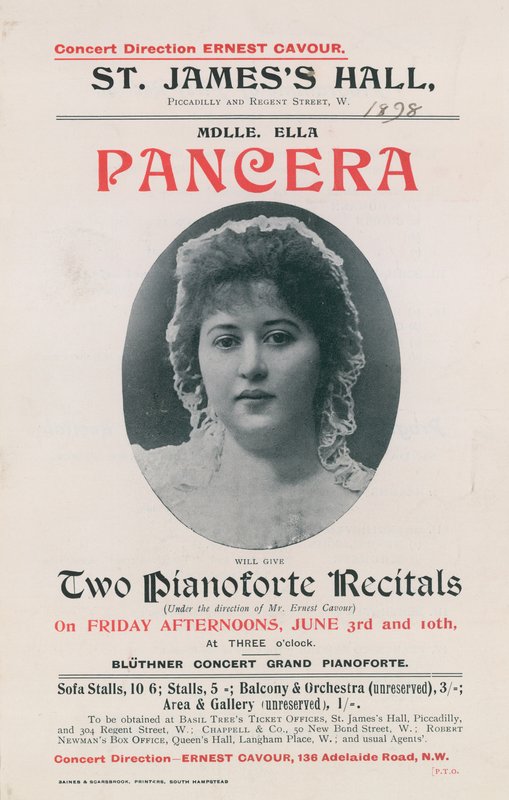 Publicité pour un concert d