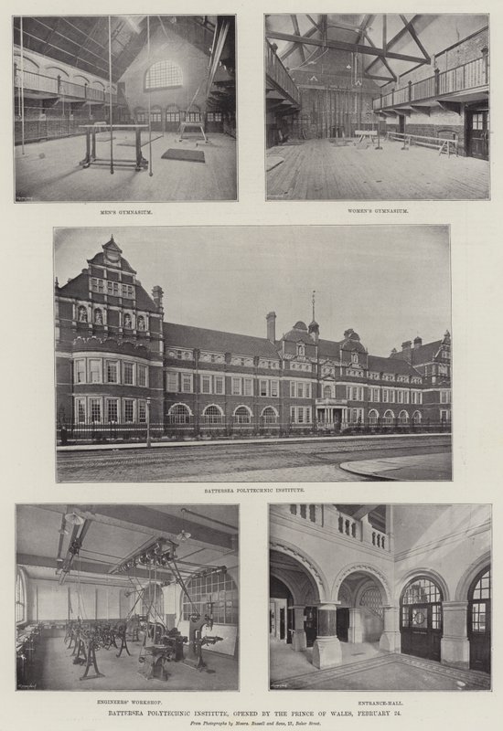 Institut polytechnique de Battersea, ouvert par le prince de Galles, 24 février - English Photographer
