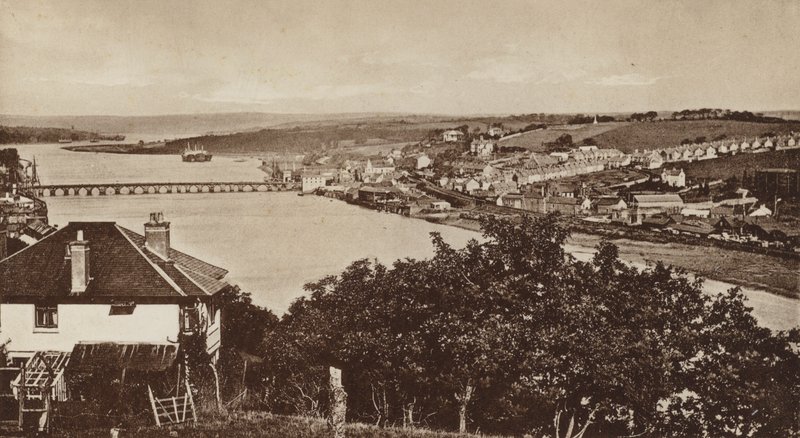 Bideford depuis Upcott, vue vers le nord - English Photographer