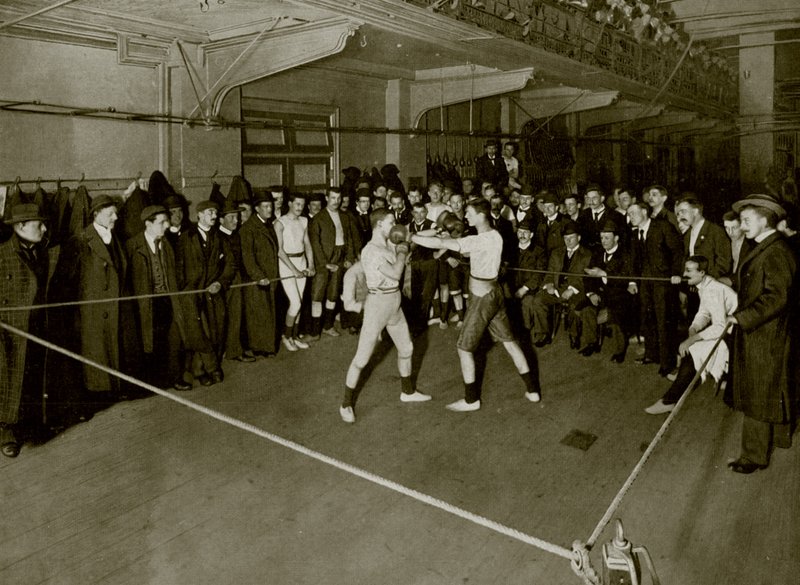 Boxe au Regent Street Polytechnic - English Photographer
