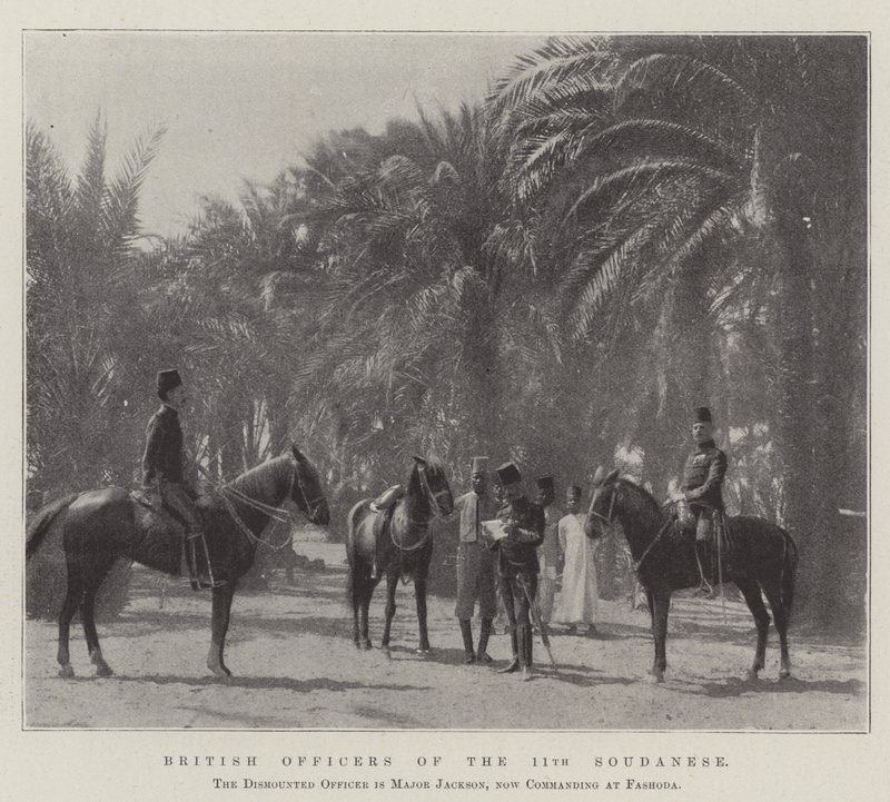 Officiers britanniques du 11e Soudanais - English Photographer