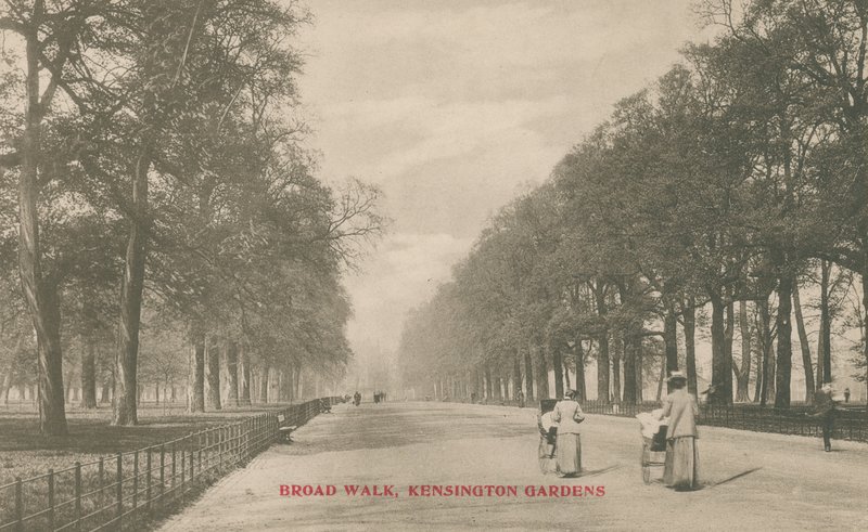 Broad Walk, jardins de Kensington - English Photographer