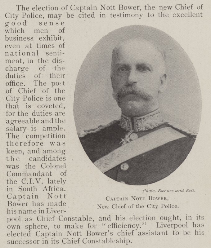 Capitaine Nott Bower, nouveau chef de la police de la ville - English Photographer