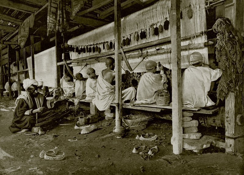 Tissage de tapis en Inde - English Photographer