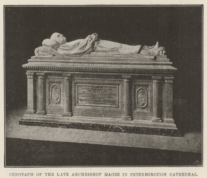 Cénotaphe du feu archevêque Magee dans la cathédrale de Peterborough - English Photographer