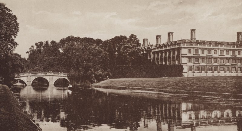 Clare College et Pont, Cambridge - English Photographer